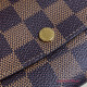 N60214 Emilie Wallet Damier Ebène Canvas