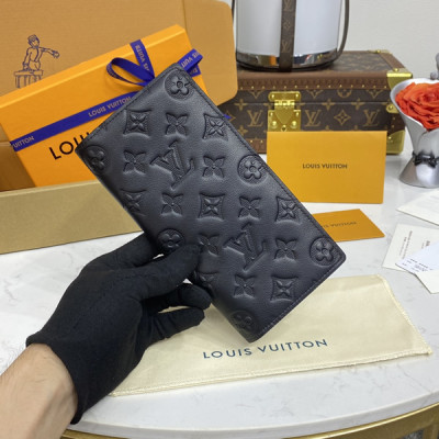 M62900 Brazza Wallet Monogram Shadow calf leather (Authentic Quality)