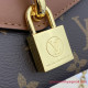 M80763 Padlock on Strap Monogram Canvas (Caramel)