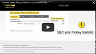 Transfer Money Using a Bank Account with WU Pay