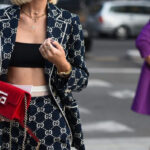Holding Handbag