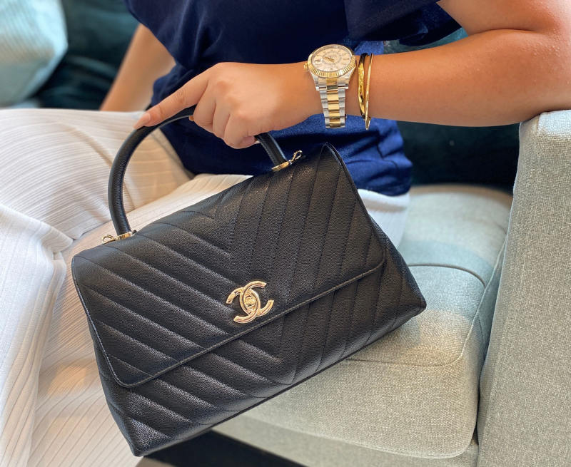 Chanel Bag and watch