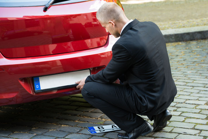 Car number plate